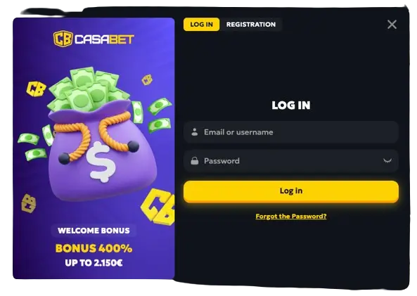 Casabet Login